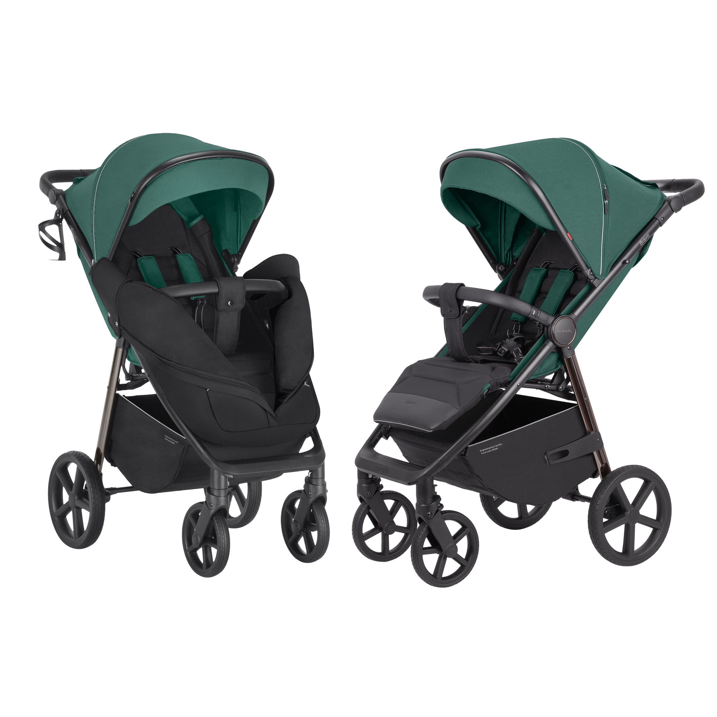 Прогулянкова коляска CARRELLO Bravo CRL-5515 Palm Green