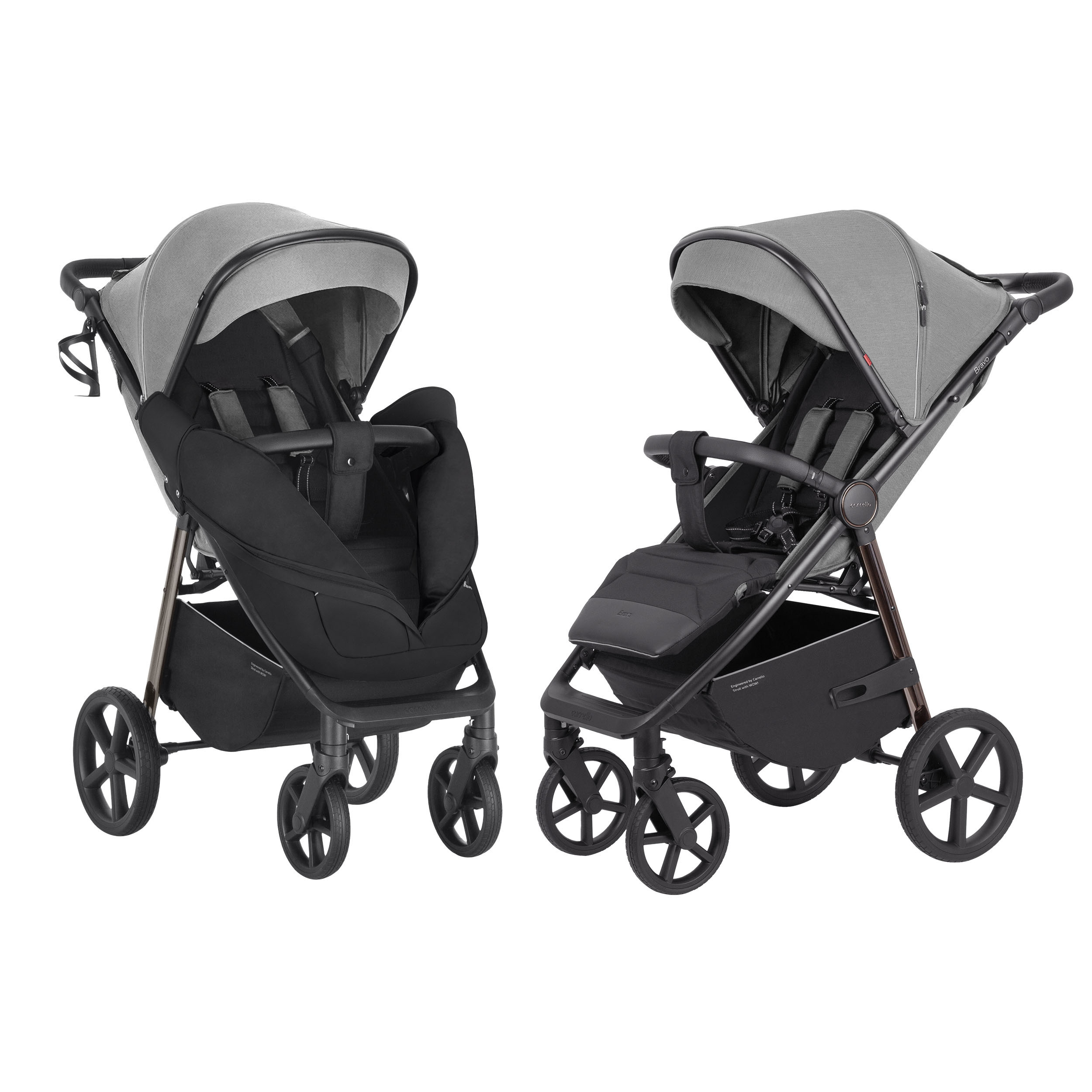 Прогулянкова коляска CARRELLO Bravo CRL-5515 Mist Grey