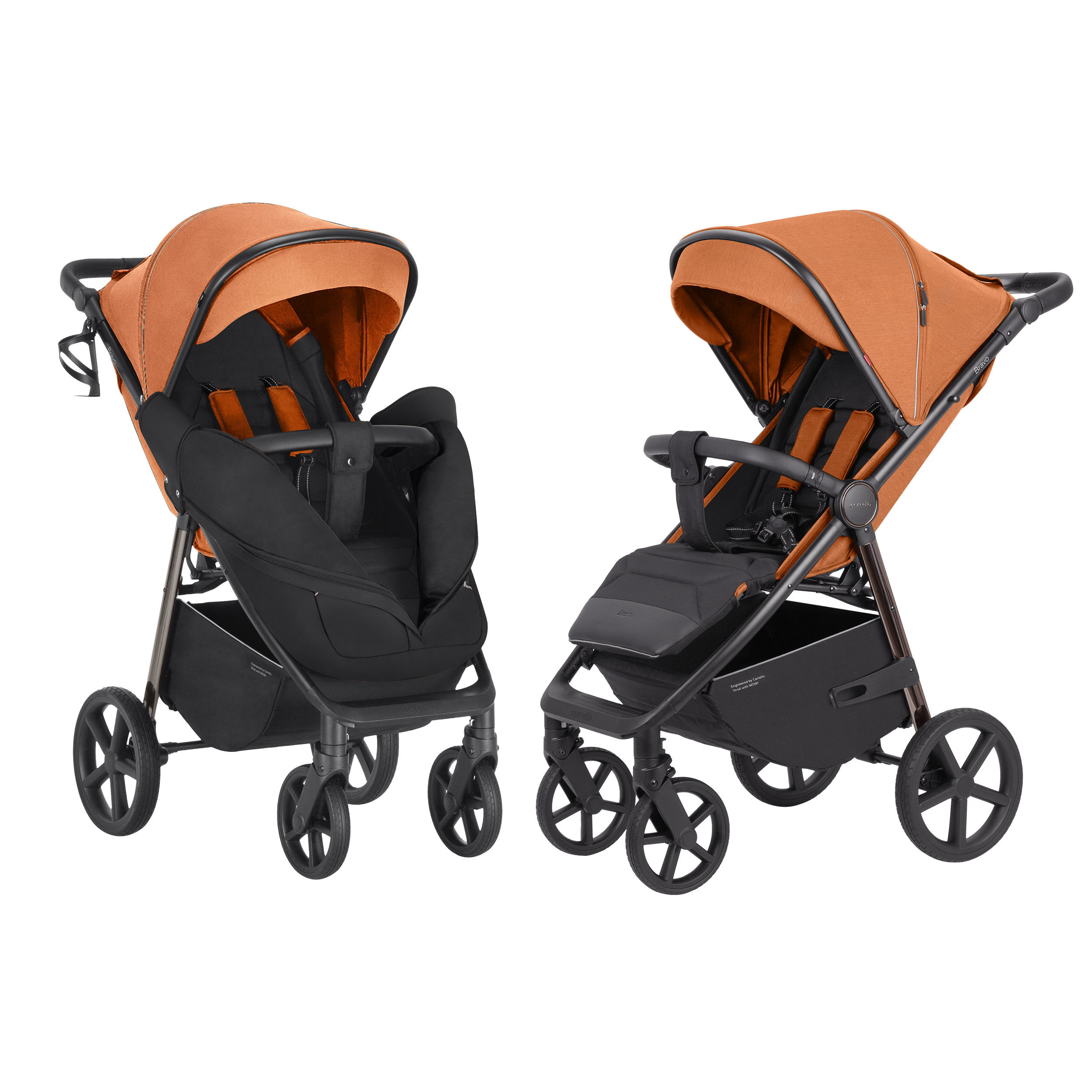 Прогулянкова коляска CARRELLO Bravo CRL-5515 Tango Orange