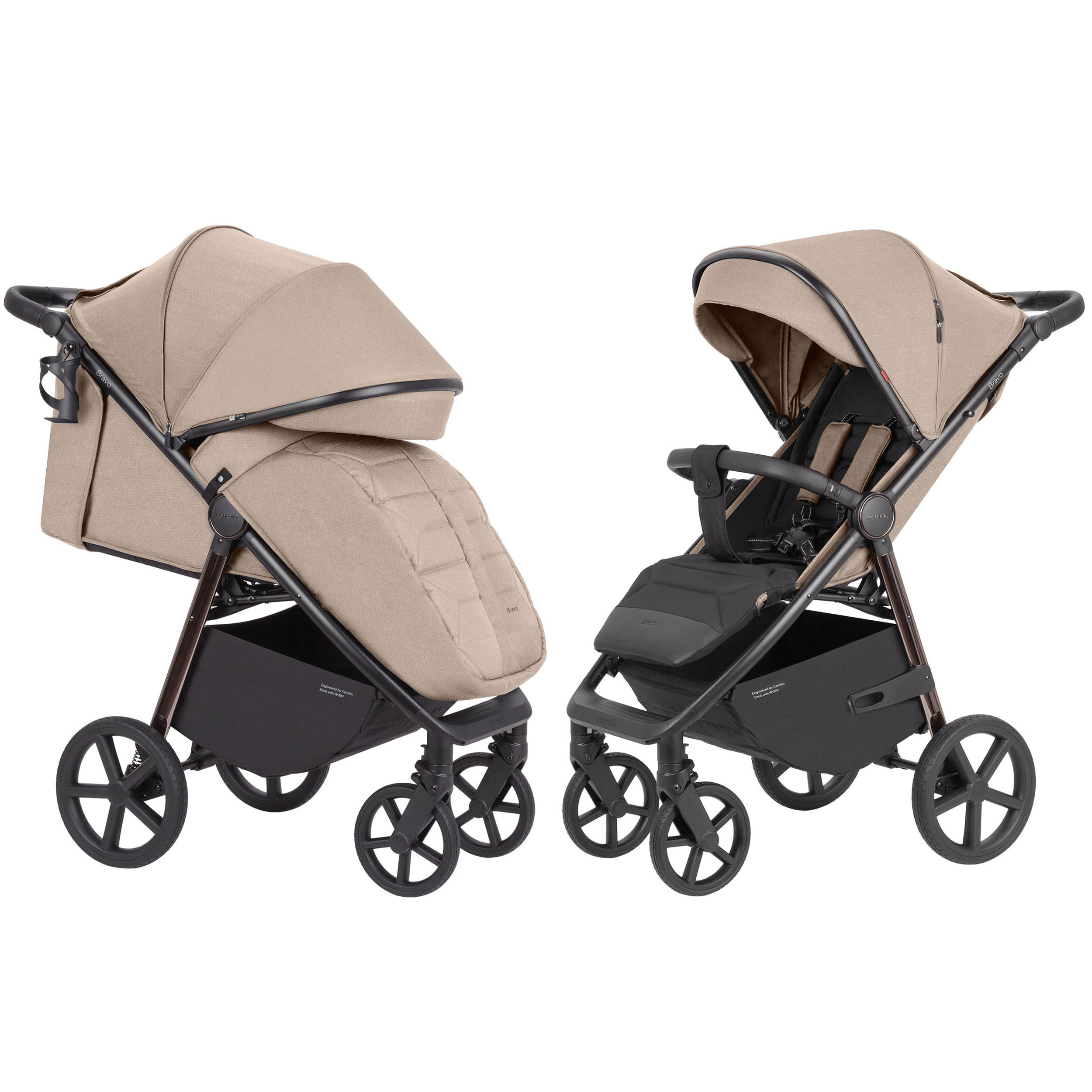 Прогулянкова коляска CARRELLO Bravo CRL-5515 Ivory Beige NF
