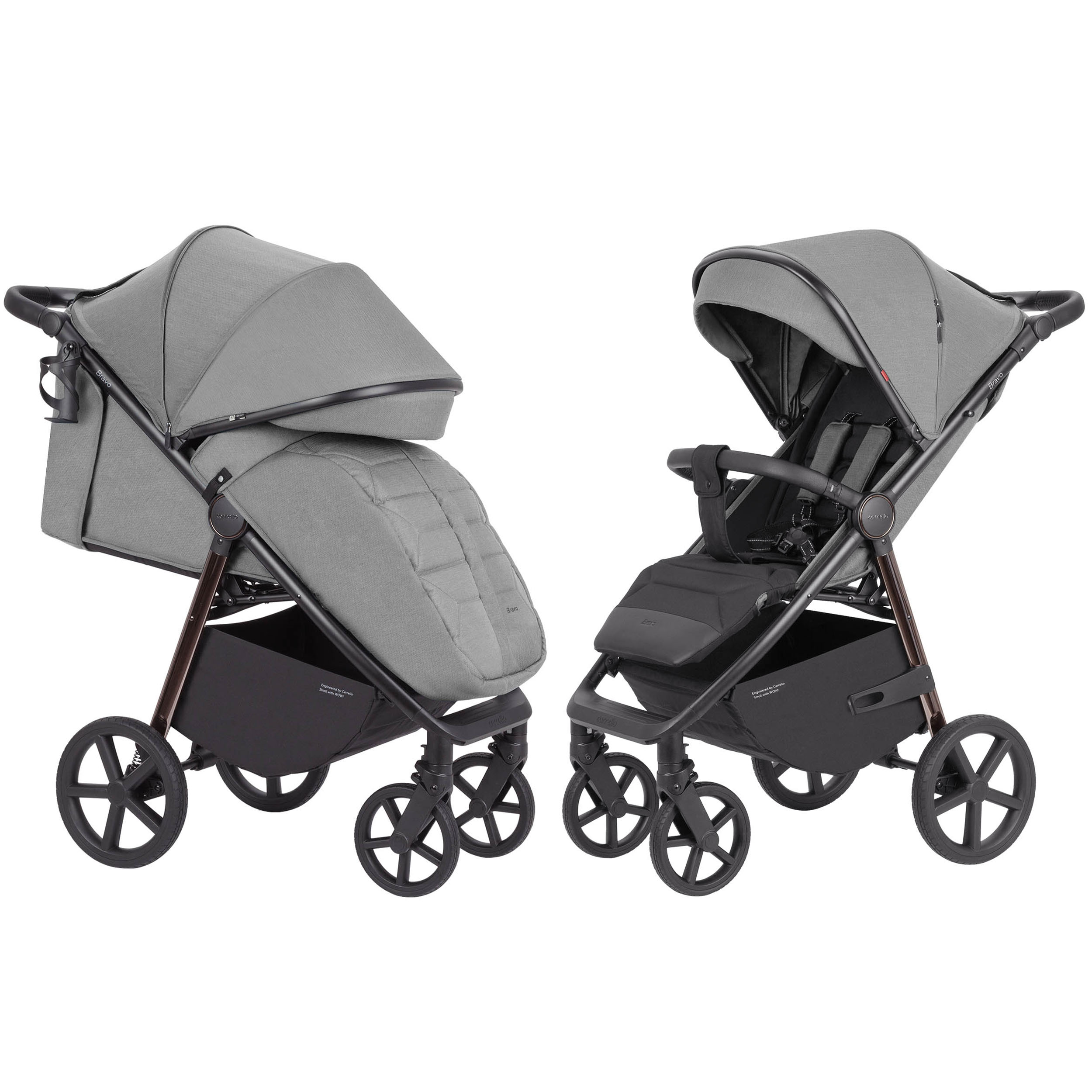 Прогулянкова коляска CARRELLO Bravo CRL-5515 Mist Grey NF
