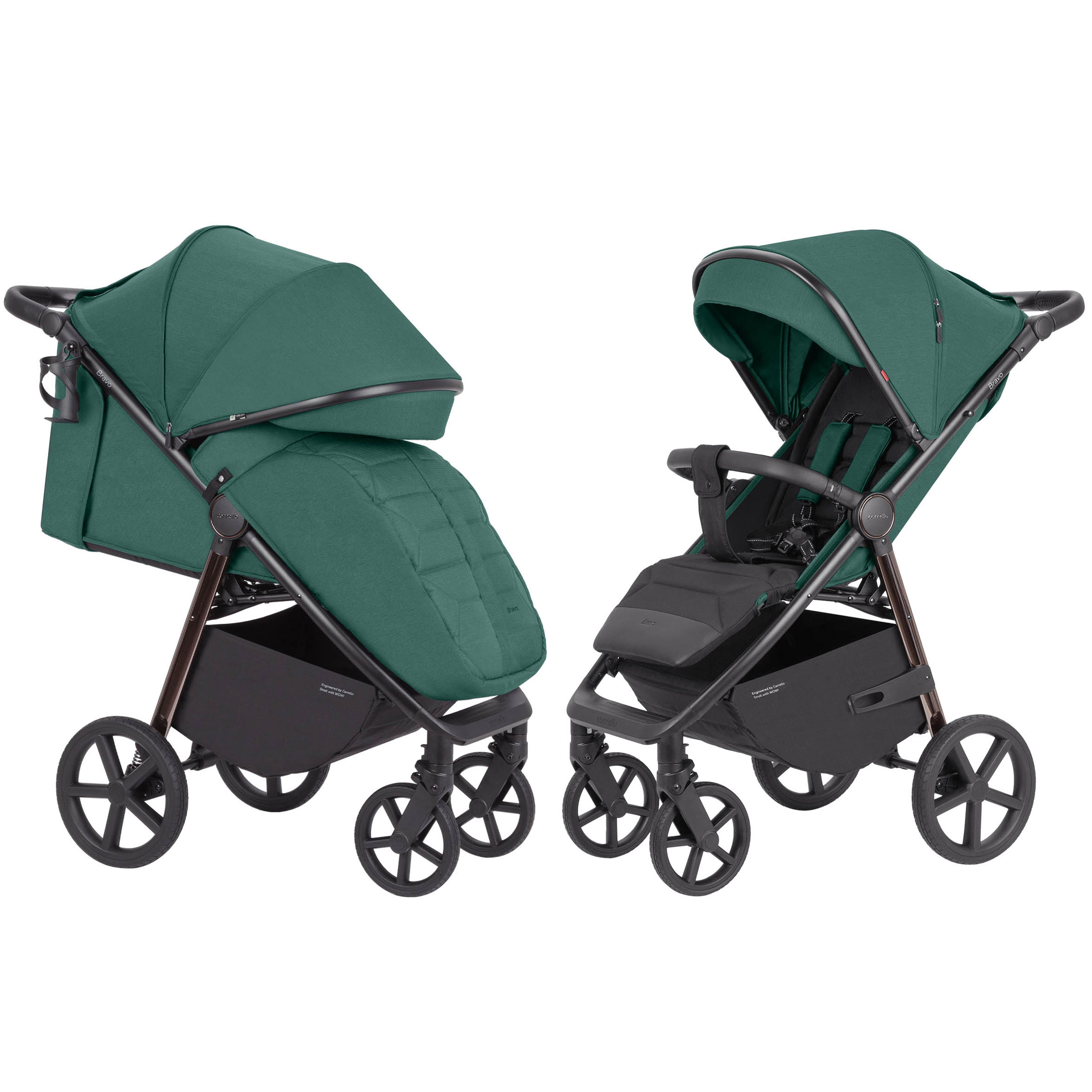 Прогулянкова коляска CARRELLO Bravo CRL-5515 Palm Green NF