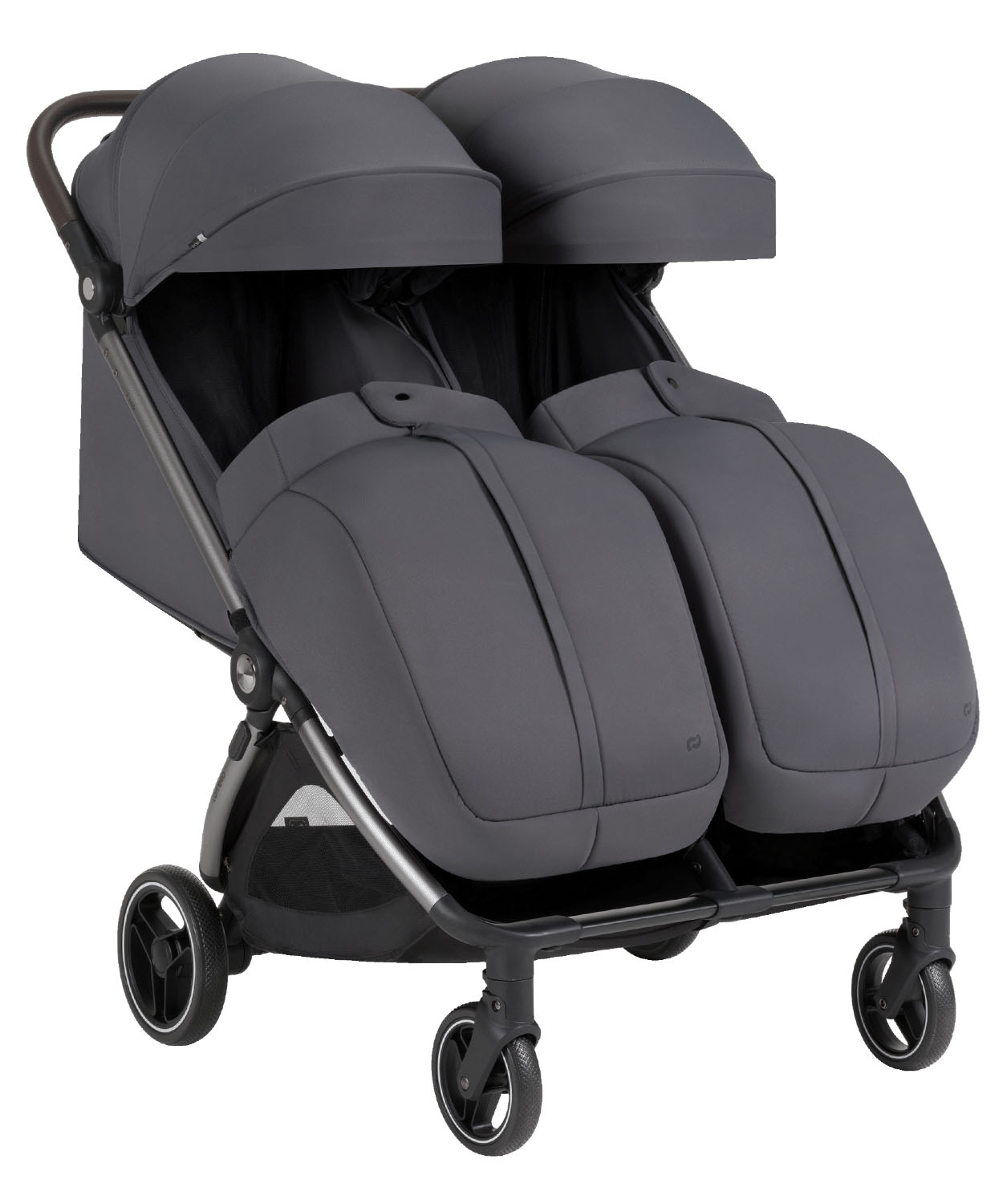 Прогулянкова коляска двомісна CARRELLO Link CRL-6533 Cliff Grey