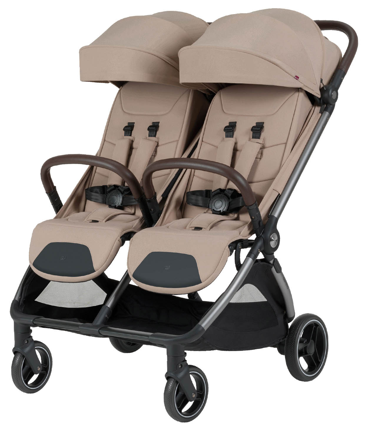 Прогулянкова коляска двомісна CARRELLO Link CRL-6533 Island Beige