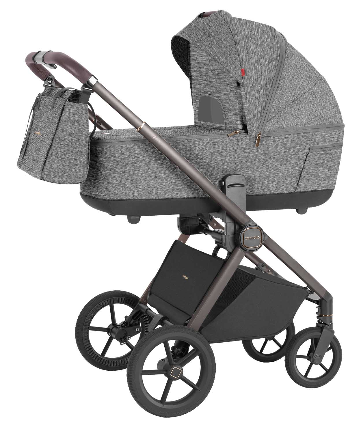 Коляска універсальна CARRELLO Ultra CRL-6527 2в1 Metal Grey