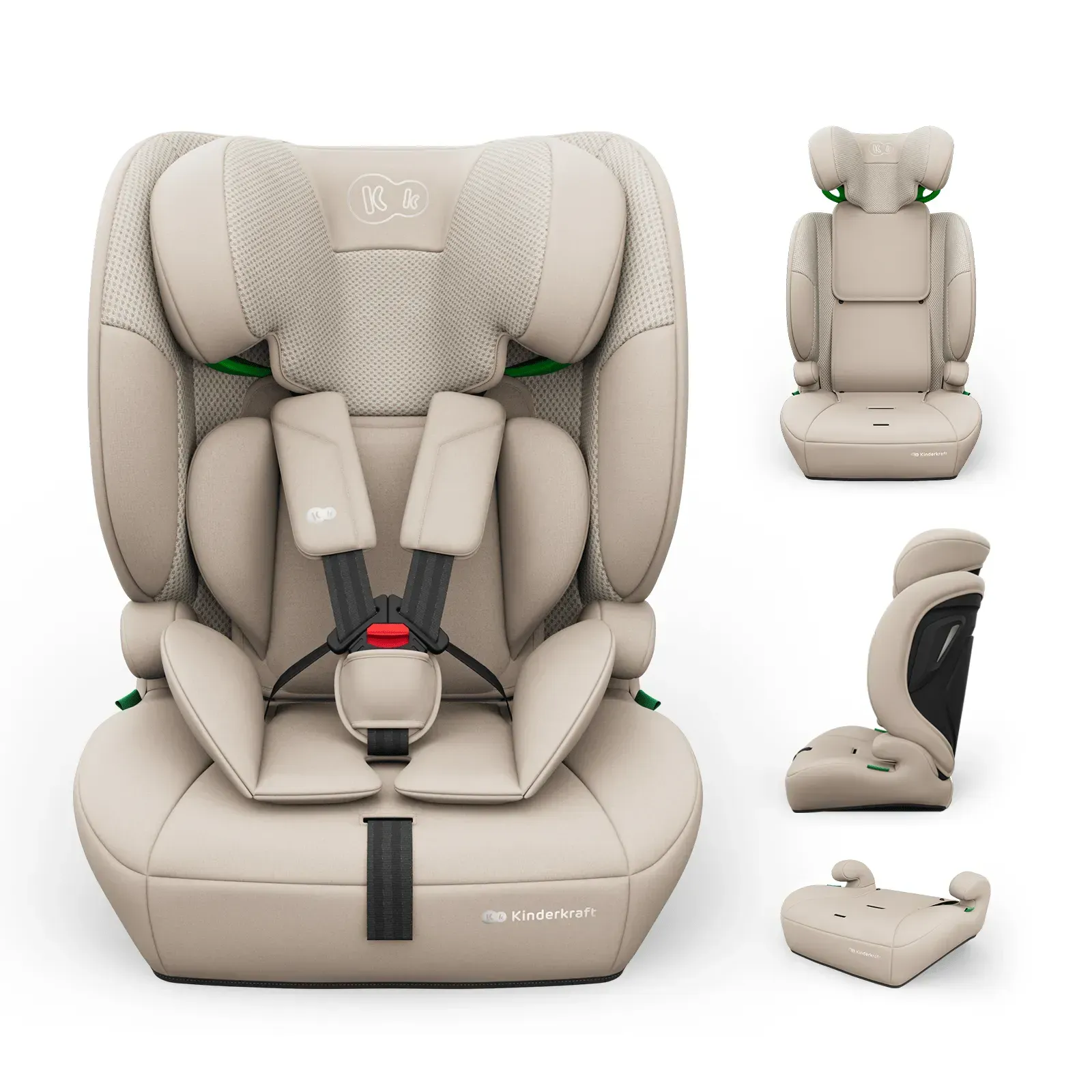 Автокрісло Kinderkraft Comfort Up 2 Plus i-Size Beige (KCCOUP02BEGPL00)