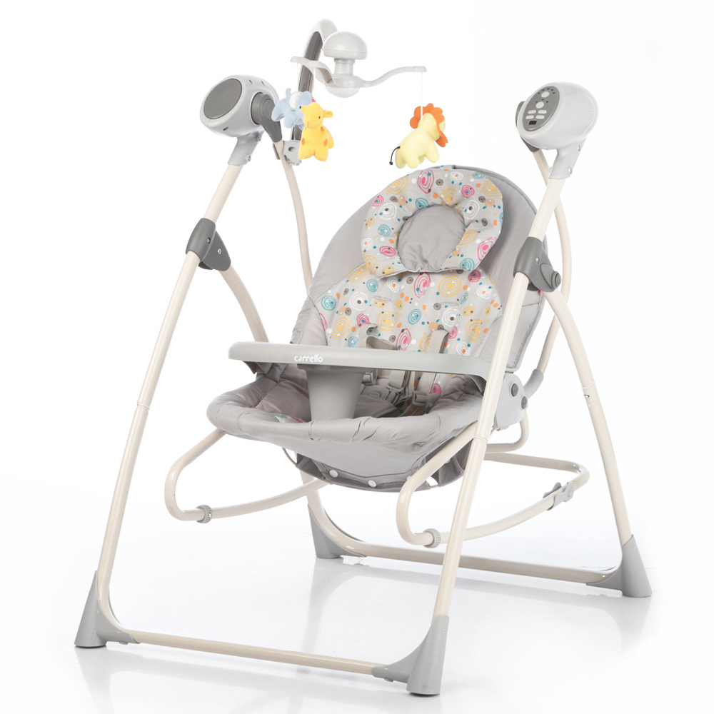 Заколисуючий центр CARRELLO Nanny 3в1 CRL-0005 Grey Planet  (Каррелло Нанні)