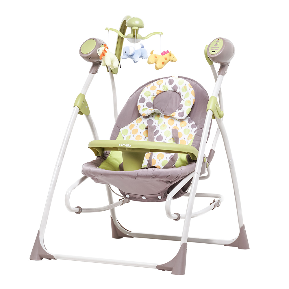 Заколисуючий центр CARRELLO Nanny 3в1 CRL-0005 Green Tree (Каррелло Нанні)