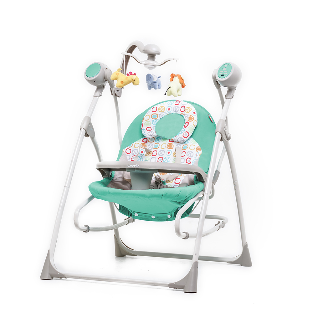 Заколисуючий центр CARRELLO Nanny 3в1 CRL-0005 Azure (Каррелло Нанні)