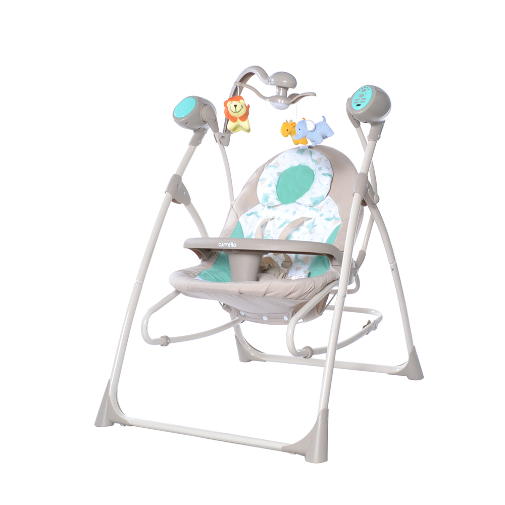 Заколисуючий центр CARRELLO Nanny 3в1 CRL-0005 Azure Beige (Каррелло Нанні)