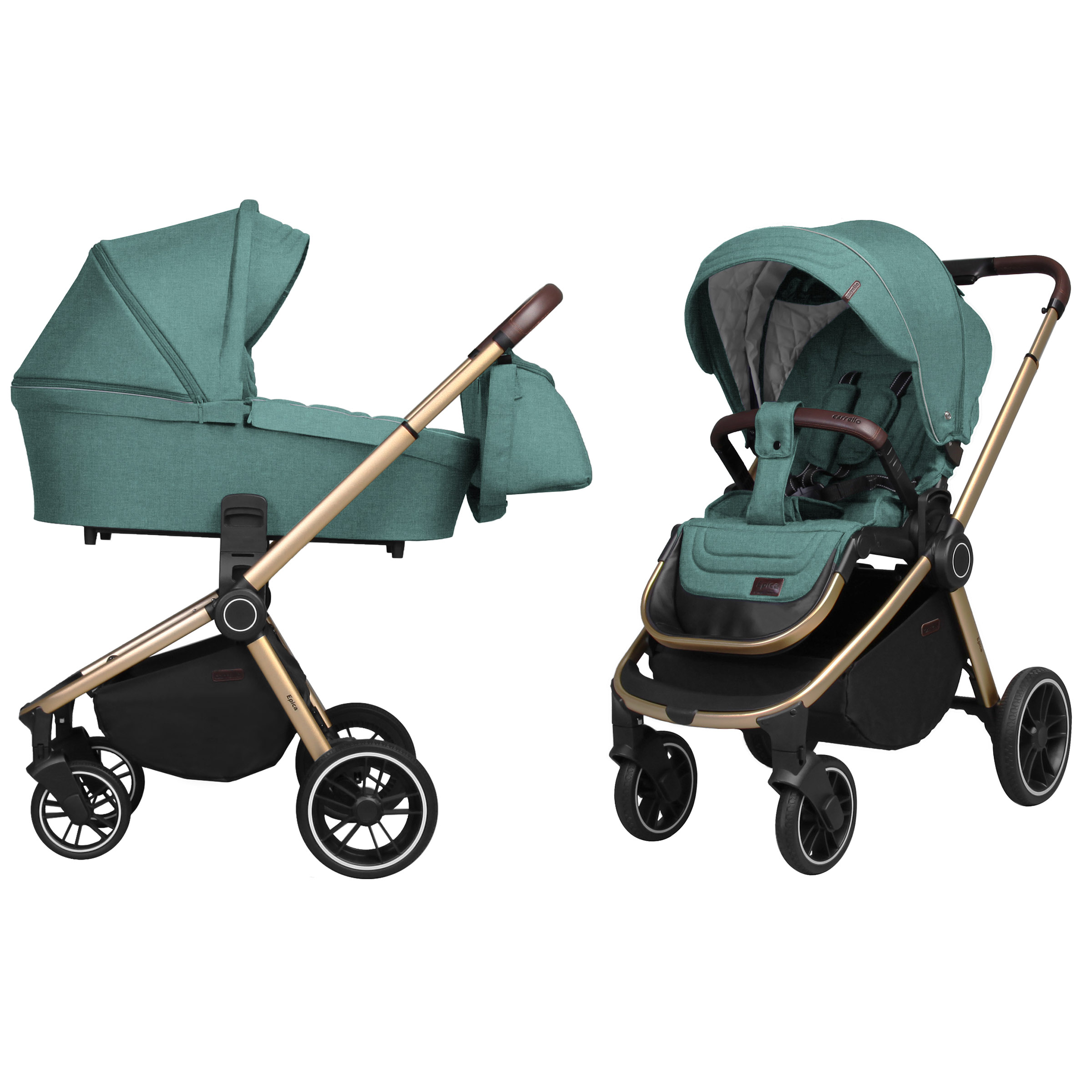 Коляска універсальна  CARRELLO Epica CRL-8510/1 (2в1) Tea Green (Каррелло Епіка)