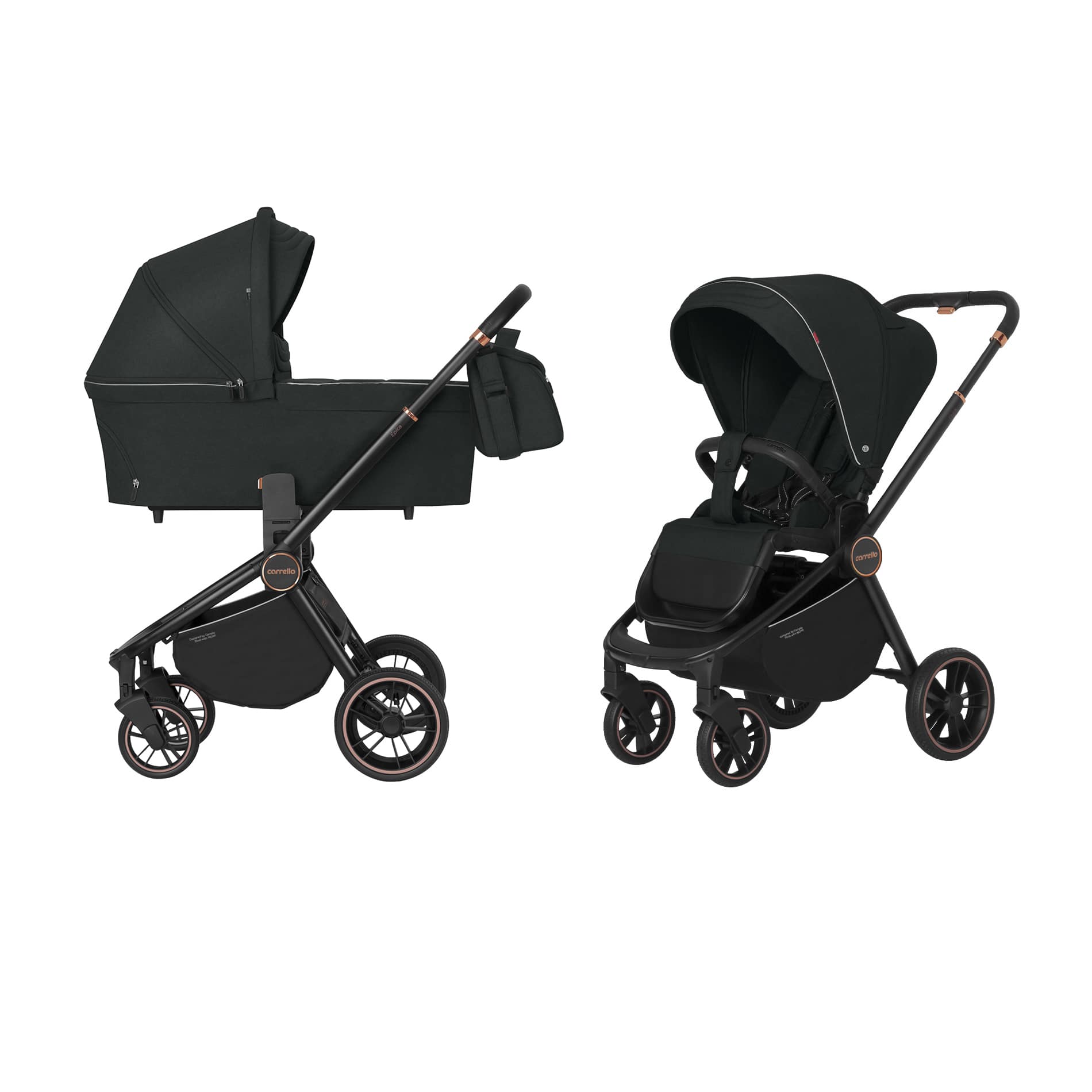 Коляска універсальна  CARRELLO Epica CRL-8510 (2в1) Space Black (Каррелло Епіка)