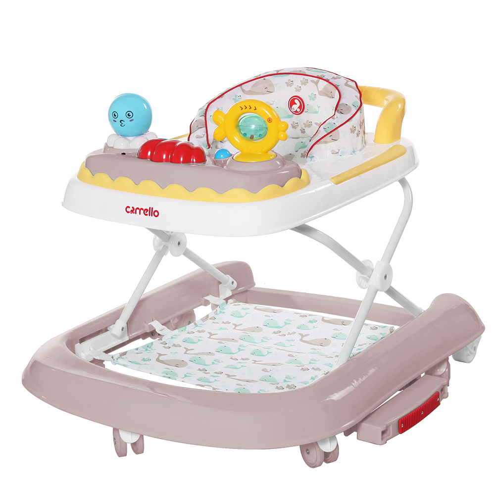 Ходунки CARRELLO Oceano CRL-9604/2 Rose 3 в 1 (ходунки, гойдалка, каталка) (Каррелло Океано)