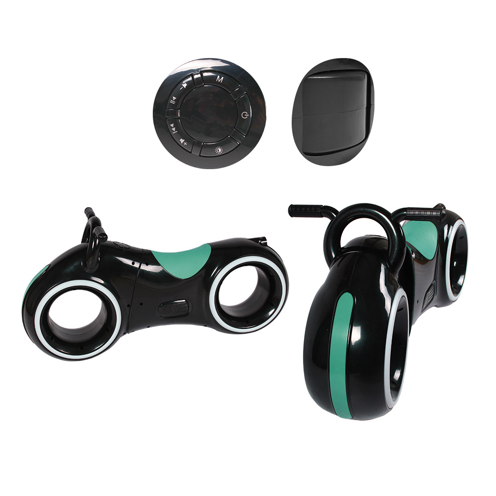Біговел GS-0020 Black/Green Bluetooth LED-підсвітка