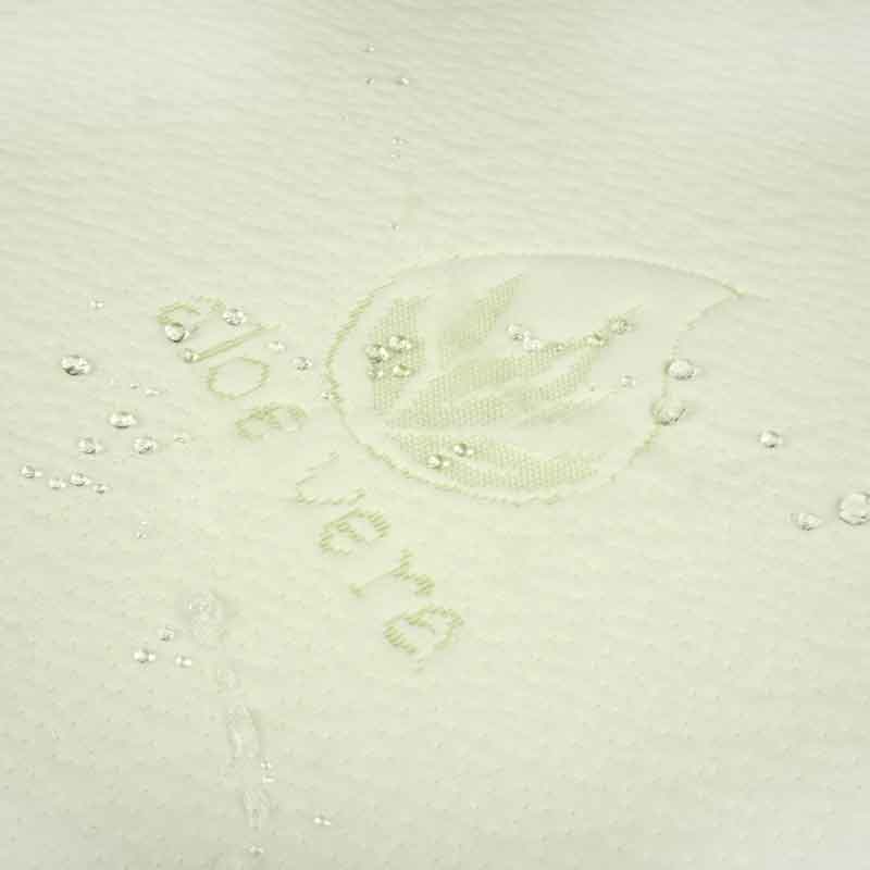 180х190 см Жаккардовий водонепроникний наматрацник Aloe Vera на гумці 