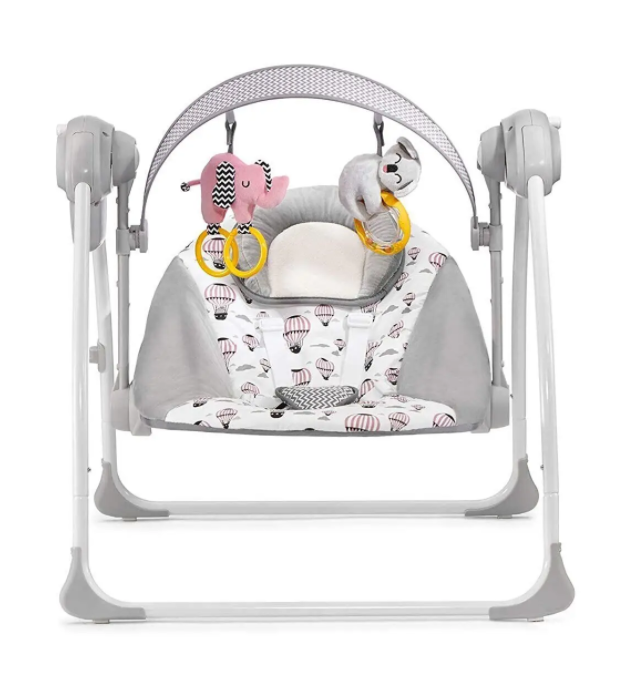 Крісло-гойдалка Kinderkraft Flo Pink (Кіндеркрафт Фло)